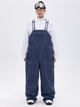 Women's City Chill Street Style Freerider Baggy Snow Bib Overalls